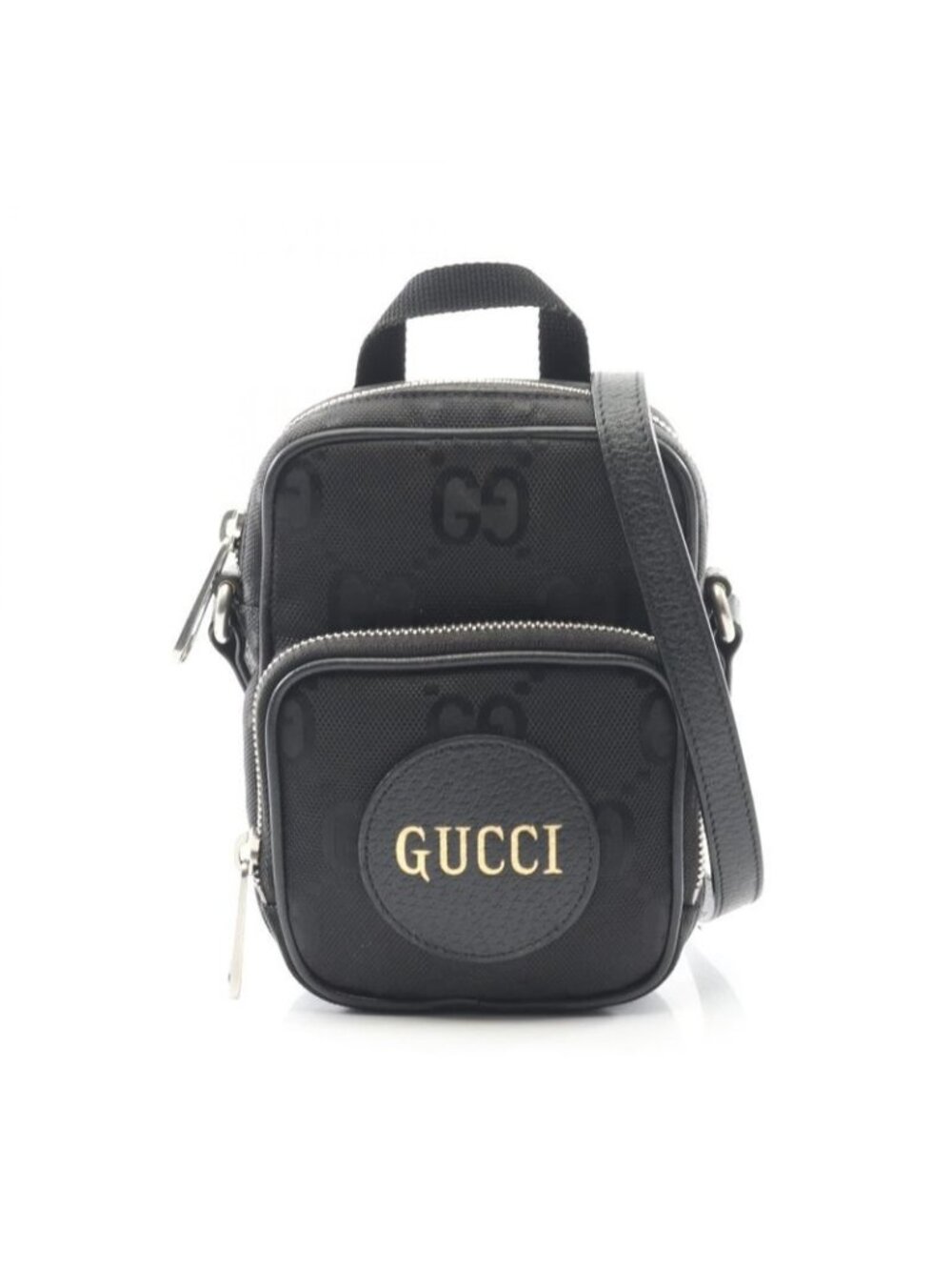 Gucci Shoulder Bag Off The Grid Black Leather Mini